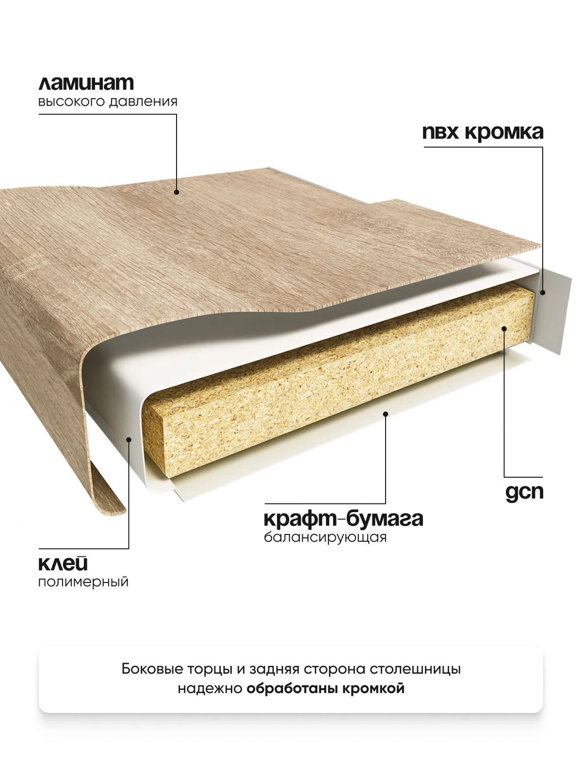 ARNIKA Кухонный гарнитур угловой со столешницей "Довер", 144х100см, графит